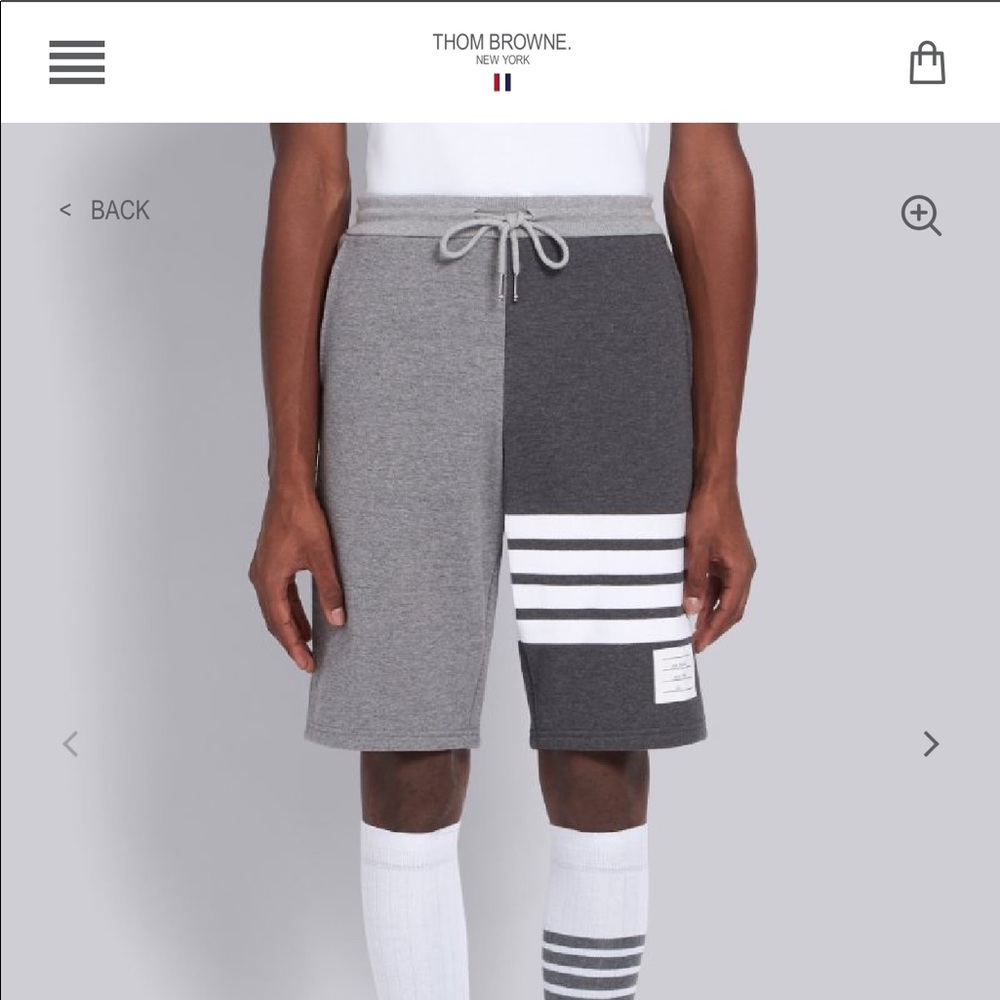 FUN-MIX CLASSIC COTTON LOOPBACK 4-BAR SWEAT SHORTS